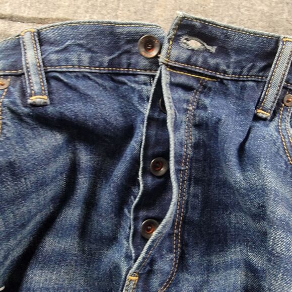 Todd Snyder Slim Fit Paint Destroyed Selvedge Denim Jean Indigo 38x32 NWT - Picture 14 of 16